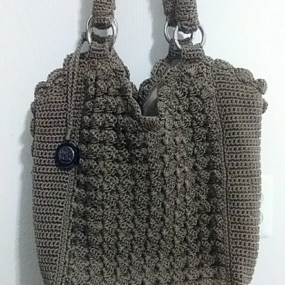 Beautiful Crochet Saks Purse.